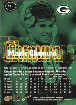 1997 SkyBox Premium #39 Mark Chmura Back