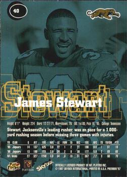 1997 SkyBox Premium #40 James Stewart Back