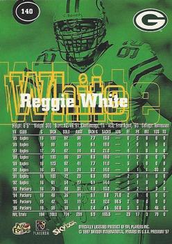 1997 SkyBox Premium #140 Reggie White Back
