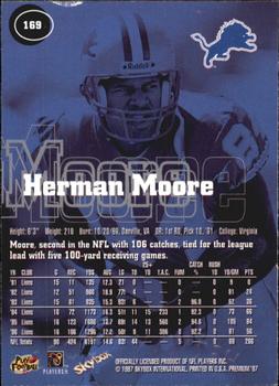 1997 SkyBox Premium #169 Herman Moore Back