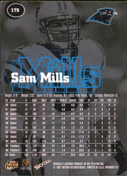 1997 SkyBox Premium #175 Sam Mills Back