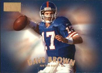 1997 SkyBox Premium #182 Dave Brown Front