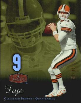 2006 Flair Showcase - Gold #23 Charlie Frye Front