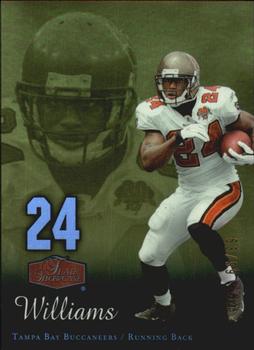 2006 Flair Showcase - Gold #93 Carnell Williams Front