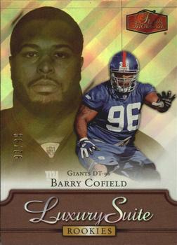 2006 Flair Showcase - Gold #124 Barry Cofield Front