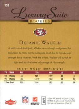 2006 Flair Showcase - Gold #132 Delanie Walker Back