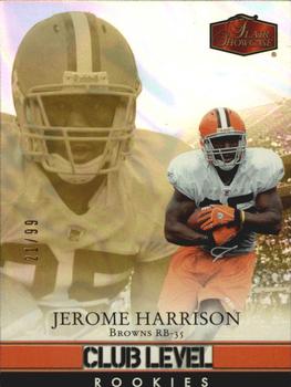 2006 Flair Showcase - Gold #154 Jerome Harrison Front