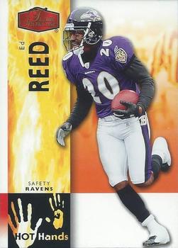 2006 Flair Showcase - Hot Hands #HH10 Ed Reed Front