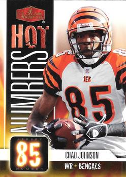 2006 Flair Showcase - Hot Numbers #HN7 Chad Johnson  Front