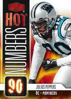 2006 Flair Showcase - Hot Numbers #HN13 Julius Peppers  Front