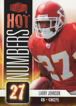 2006 Flair Showcase - Hot Numbers #HN15 Larry Johnson  Front