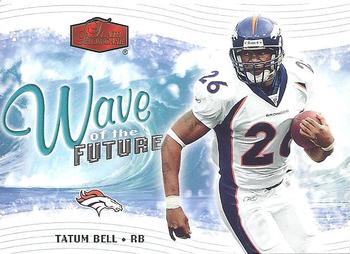 2006 Flair Showcase - Wave of the Future #WOTF27 Tatum Bell Front