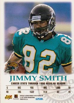 1997 SkyBox Premium - Autographics #NNO Jimmy Smith Back