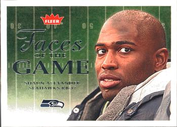 2006 Fleer - Faces of the Game #FG-SA Shaun Alexander Front