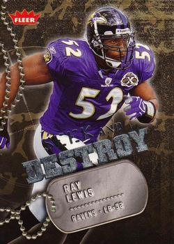 2006 Fleer - Seek and Destroy #SD-RL Ray Lewis Front