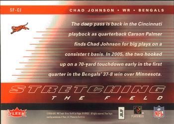 2006 Fleer - Stretching the Field #SF-CJ Chad Johnson Back