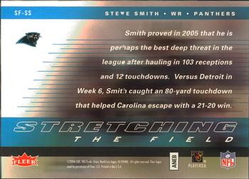 2006 Fleer - Stretching the Field #SF-SS Steve Smith Back