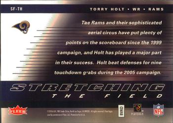 2006 Fleer - Stretching the Field #SF-TH Torry Holt Back