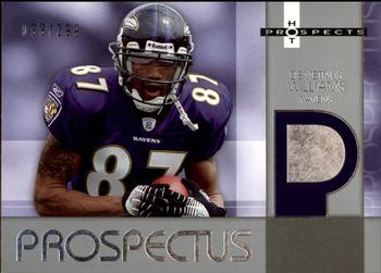 2006 Fleer Hot Prospects - Prospectus #PR-WI Demetrius Williams Front