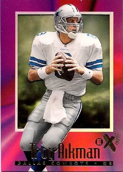 1997 SkyBox E-X2000 #7 Troy Aikman Front