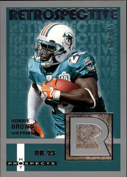 2006 Fleer Hot Prospects - Retrospective #RE-RB Ronnie Brown  Front