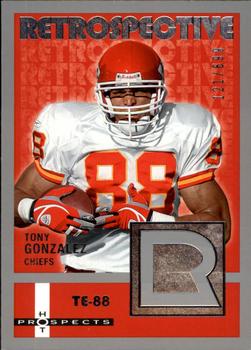 2006 Fleer Hot Prospects - Retrospective #RE-TG Tony Gonzalez  Front