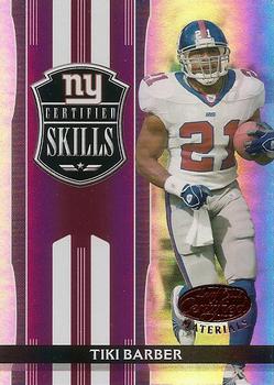2006 Leaf Certified Materials - Certified Skills Red #CS-17 Tiki Barber Front