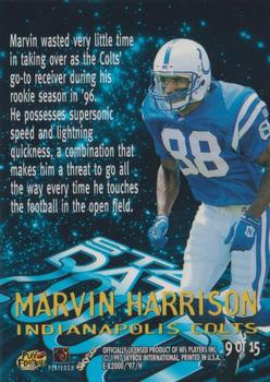 1997 SkyBox E-X2000 - Star Date 2000 #9 Marvin Harrison Back