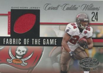 2006 Leaf Certified Materials - Fabric of the Game Football Die Cut #FOTG-76 Carnell 