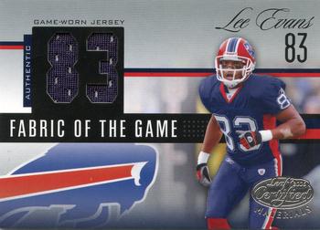2006 Leaf Certified Materials - Fabric of the Game Jersey Number #FOTG-112 Lee Evans Front