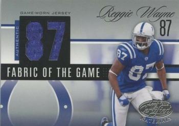 2006 Leaf Certified Materials - Fabric of the Game Jersey Number #FOTG-126 Reggie Wayne Front