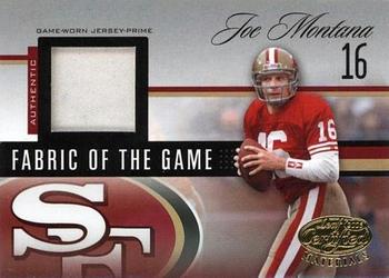 2006 Leaf Certified Materials - Fabric of the Game Prime #FOTG-29 Joe Montana Front