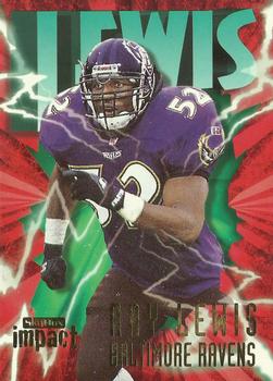 1997 SkyBox Impact #2 Ray Lewis Front