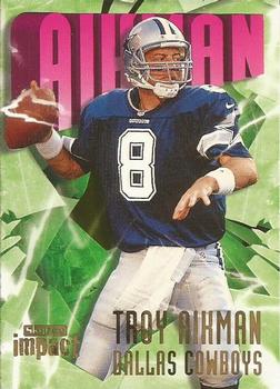 1997 SkyBox Impact #8 Troy Aikman Front