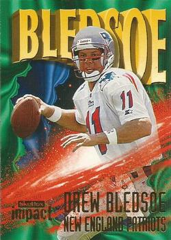 1997 SkyBox Impact #11 Drew Bledsoe Front