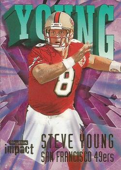 1997 SkyBox Impact #25 Steve Young Front