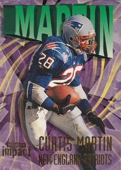 1997 SkyBox Impact #28 Curtis Martin Front