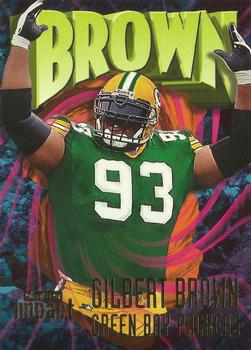 1997 SkyBox Impact #38 Gilbert Brown Front