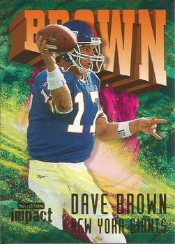 1997 SkyBox Impact #59 Dave Brown Front