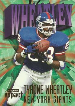 1997 SkyBox Impact #87 Tyrone Wheatley Front