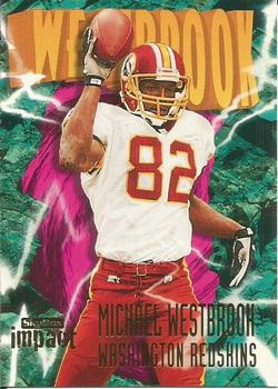 1997 SkyBox Impact #127 Michael Westbrook Front