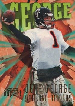 1997 SkyBox Impact #155 Jeff George Front