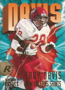 1997 SkyBox Impact #217 Troy Davis Front