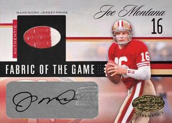 2006 Leaf Certified Materials - Fabric of the Game Team Logo Autographs #FOTG-29 Joe Montana Front