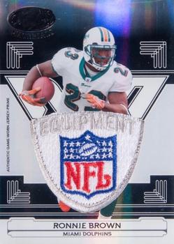 2006 Leaf Certified Materials - Mirror Black Materials #78 Ronnie Brown Front