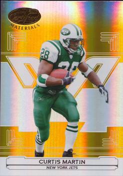 2006 Leaf Certified Materials - Mirror Gold #101 Curtis Martin Front