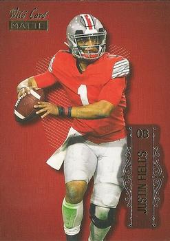 2021 Wild Card Matte - Limited Base Cards Red #LBC-4 Justin Fields Front