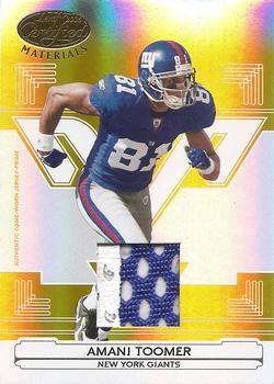 2006 Leaf Certified Materials - Mirror Gold Materials #98 Amani Toomer Front