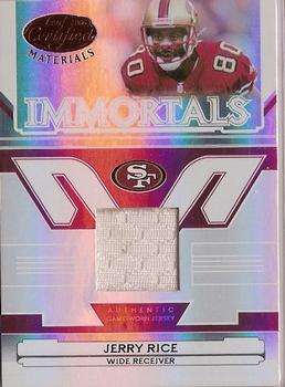 2006 Leaf Certified Materials - Mirror Red Materials #233 Jerry Rice Front