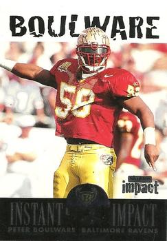 1997 SkyBox Impact - Instant Impact #4 Peter Boulware Front